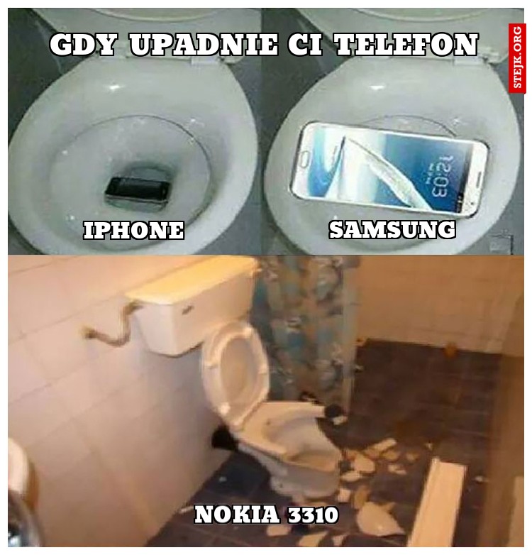 Gdy upadnie Ci telefon