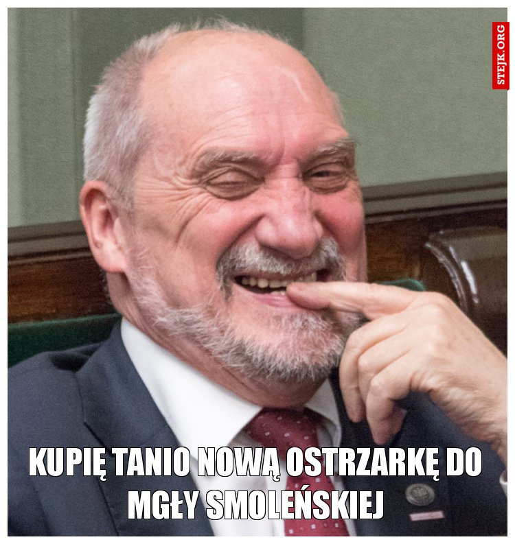 Kupię tanio nową ostrzarkę do mgły smoleńskiej