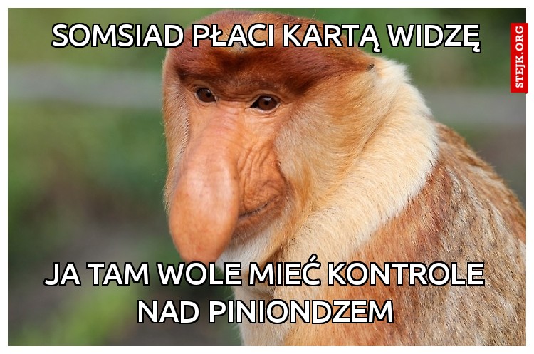 SOMsiad płaci kartą widzę