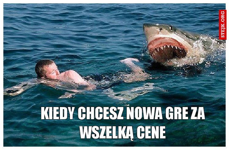 Kiedy chcesz nowa gre za wszelką cene