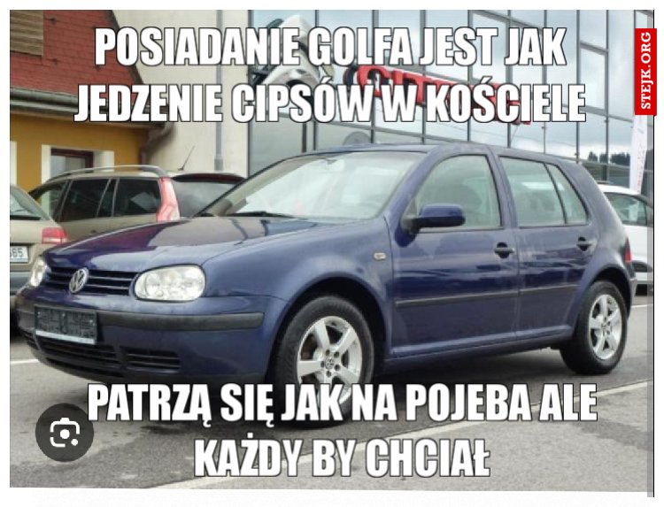 Posiadanie golfa jest jak jedzenie cipsów w kościele