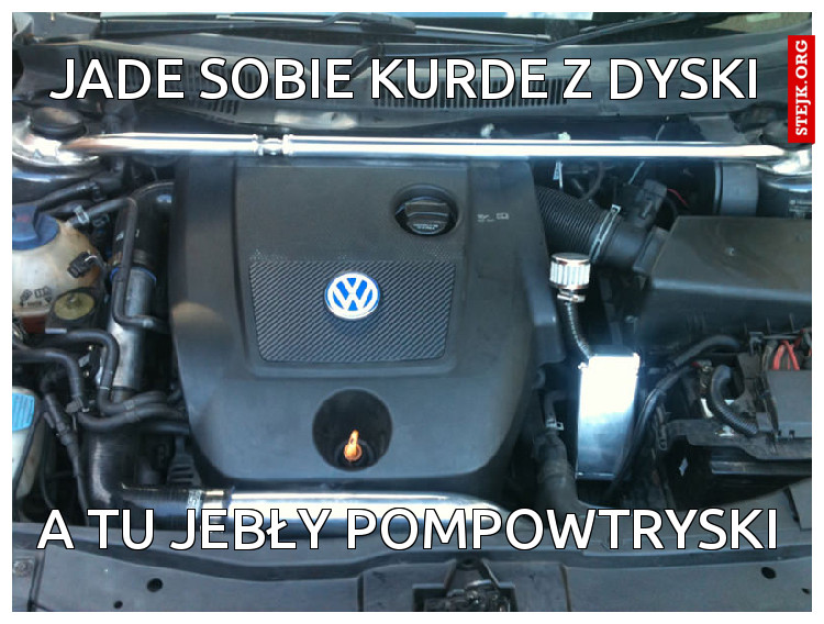Jade sobie kurde z dyski