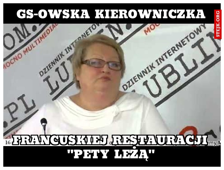 gs-owska kierowniczka