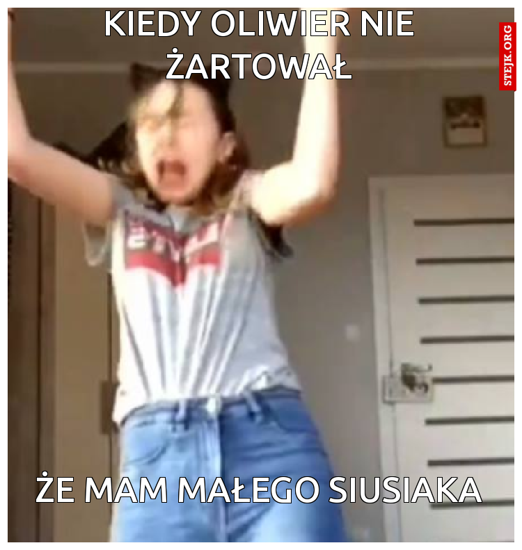 Kiedy Oliwier nie żartował
