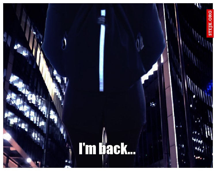 I'm back...