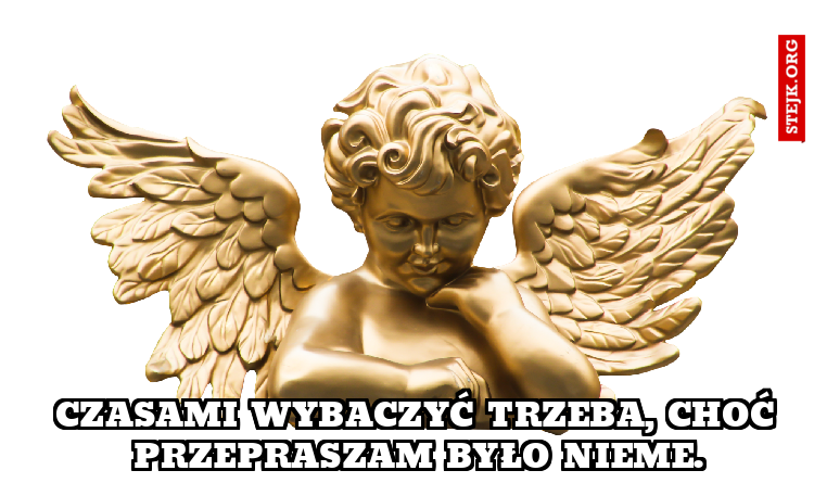 Czasami wybaczyć trzeba, choć przepraszam było nieme.