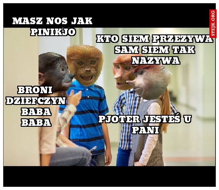 masz nos jak pinikjo