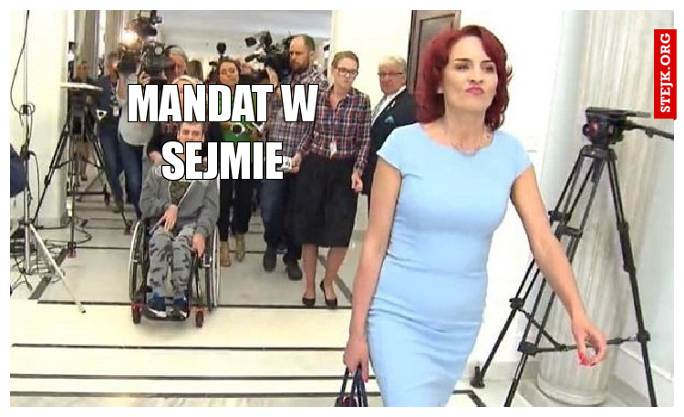 MANDAT W SEJMIE