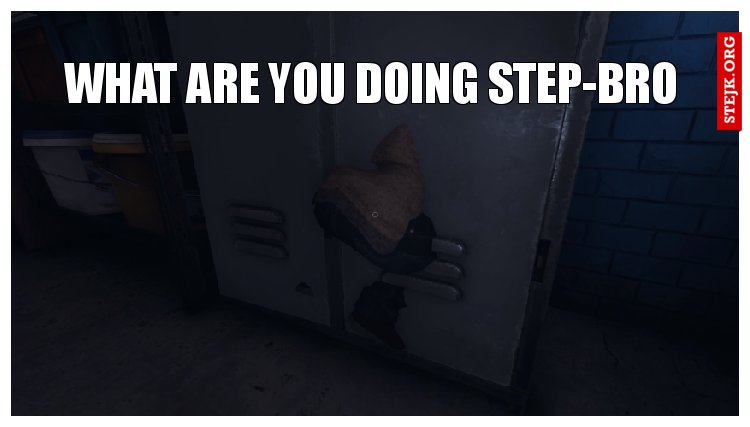 What are you doing step-bro