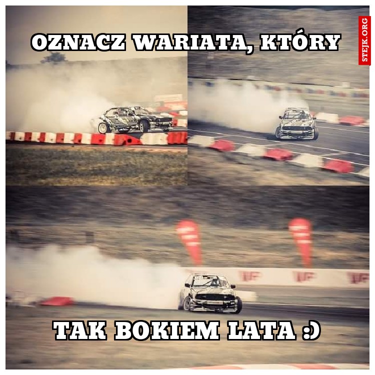 Oznacz wariata, który
