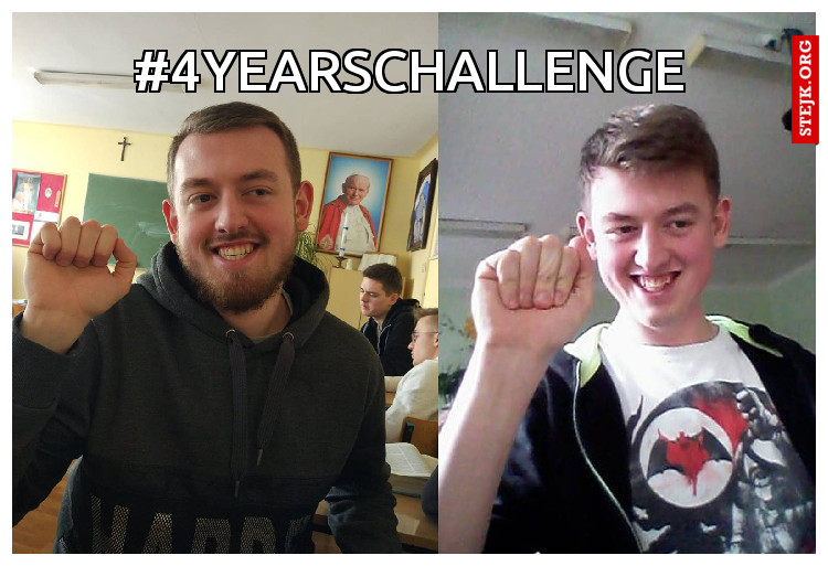 #4yearschallenge