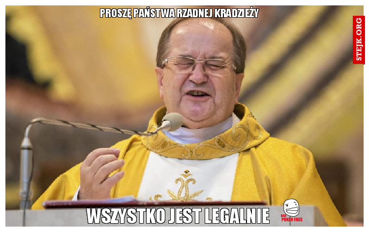 Proszę Państwa rzadnej kradzieży