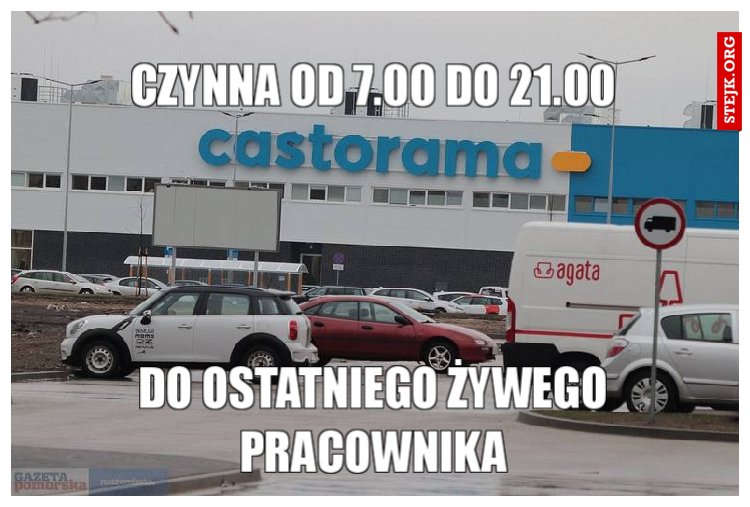 czynna od 7.00 do 21.00