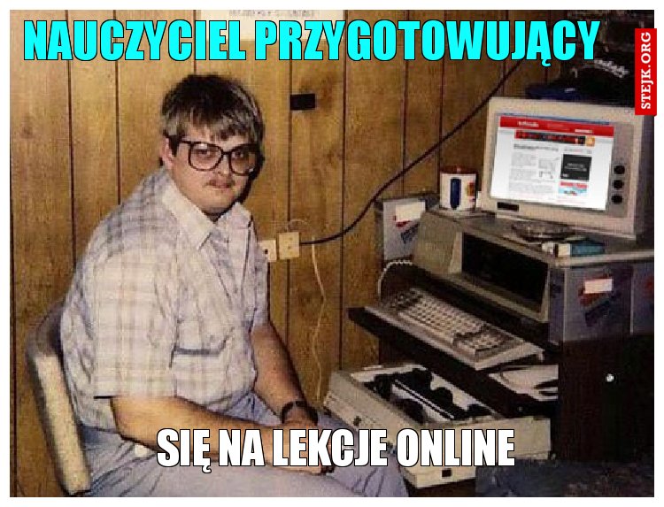 nauczyciel przygotowujący 