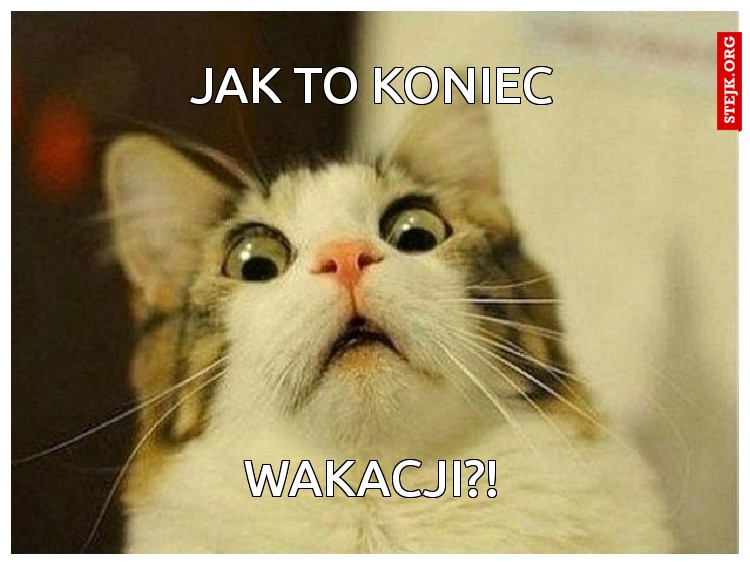 Jak to koniec