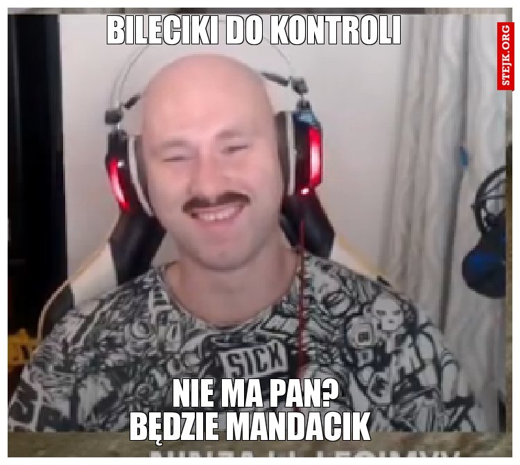 Bileciki do kontroli
