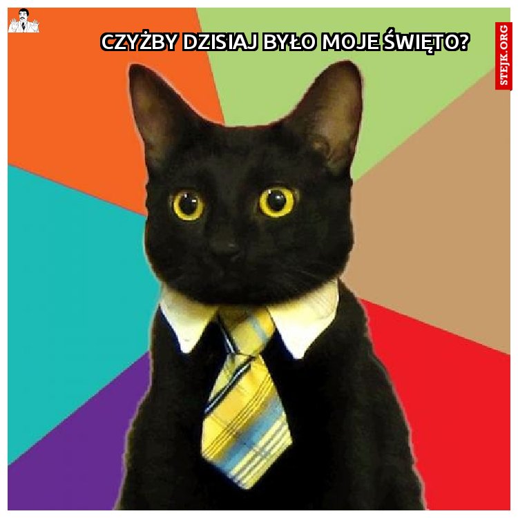 Czyżby dzisiaj było moje święto?