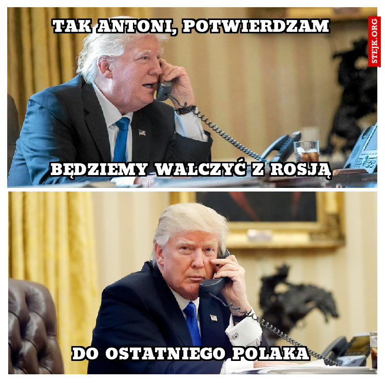 TAK ANTONI, POTWIERDZAM
