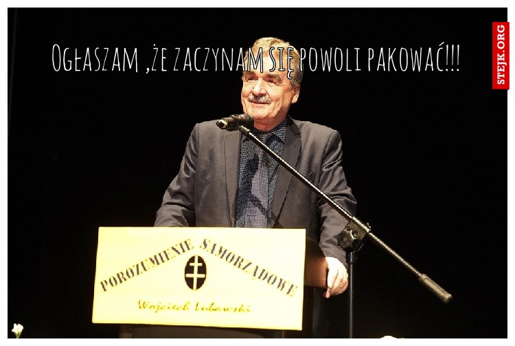 Ogłaszam ,że zaczynam się powoli pakować!!!