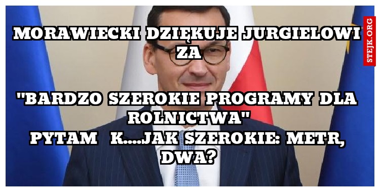 morawiecki dziękuje jurgielowi za