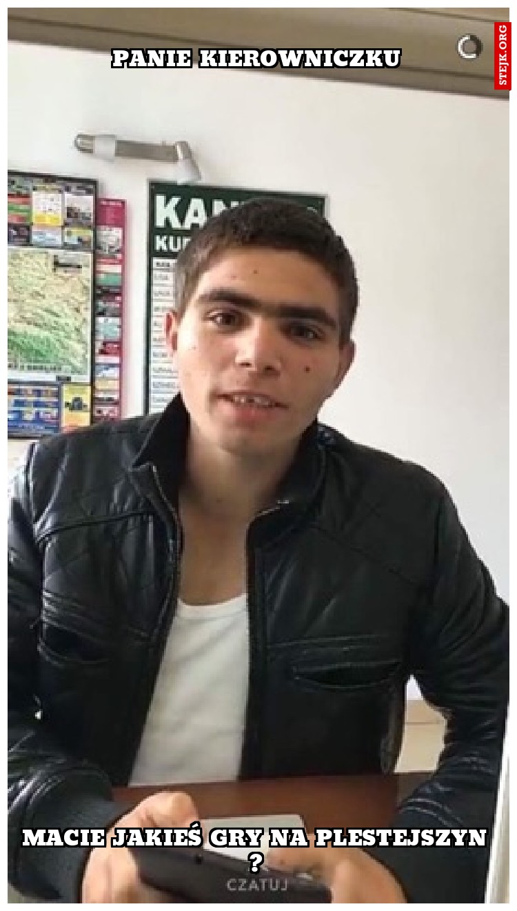 PANIE KIEROWNICZKU