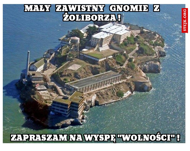 MAŁY   ZAWISTNY   GNOMIE   Z ŻOLIBORZA !
