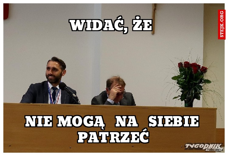 widać, że 