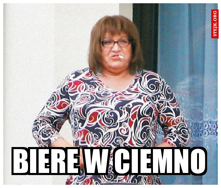BIERE W CIEMNO