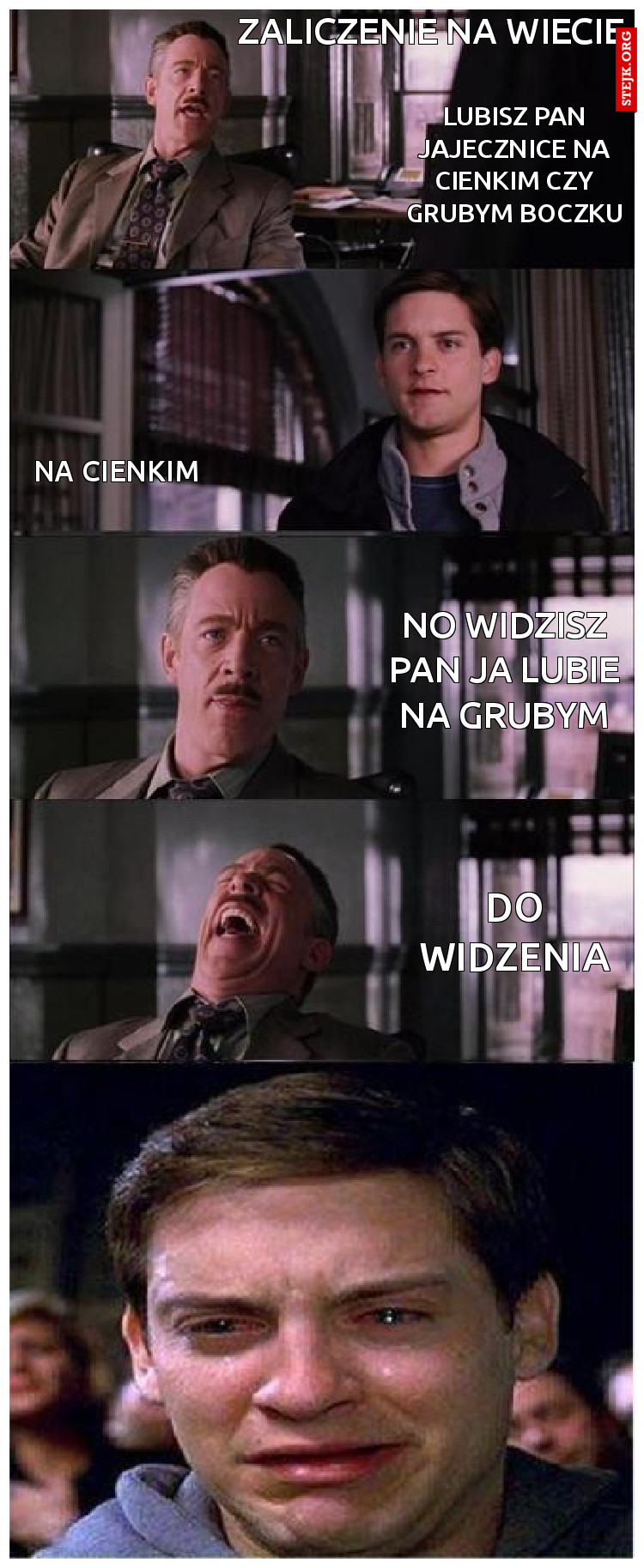 ZALICZENIE NA WIET'CIE