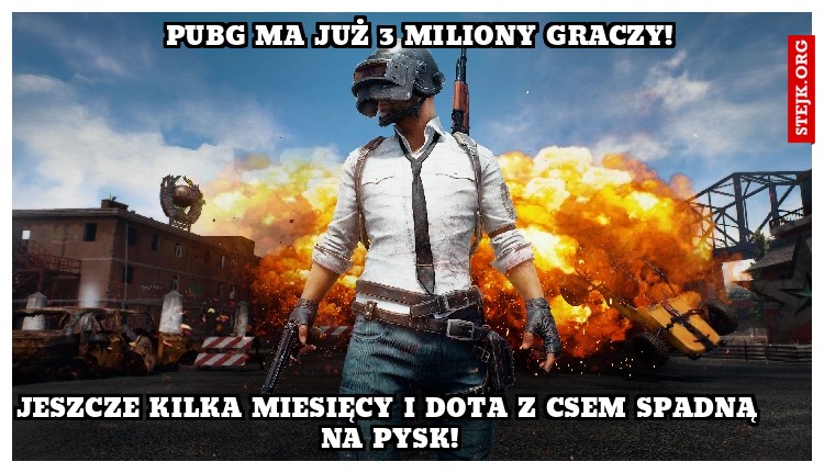 pubg ma już 3 miliony graczy!