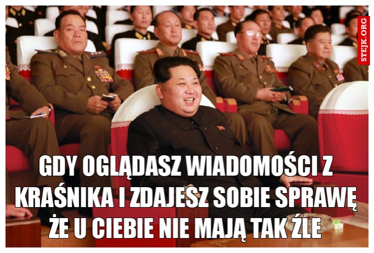 gdy oglądasz wiadomości z kraśnika i zdajesz sobie sprawę że u Ciebie nie maJĄ tak źle