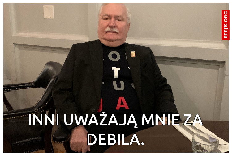 inni uważają mnie za debila.