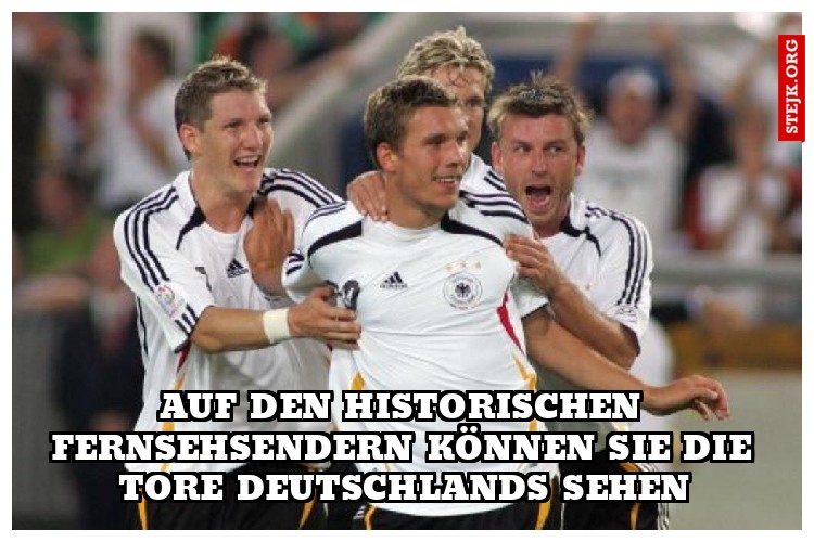 Auf den historischen Fernsehsendern können Sie die Tore Deutschlands sehen