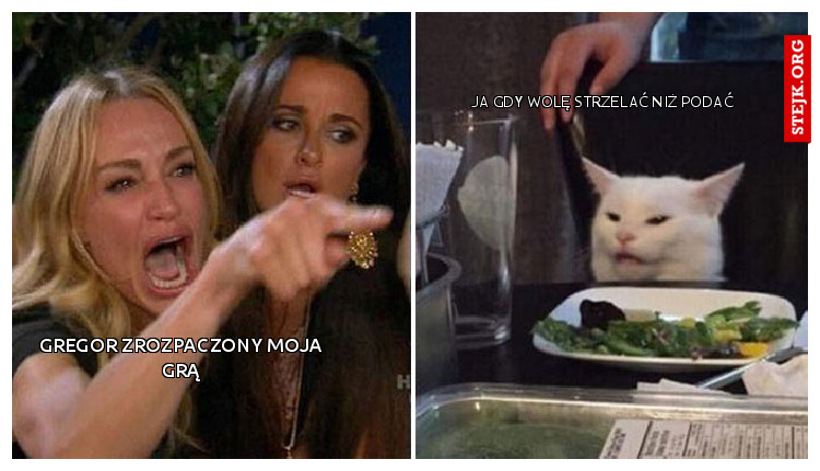 Gregor zrozpaczony moja grą