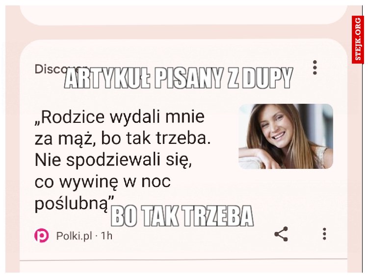Artykuł pisany z dupy