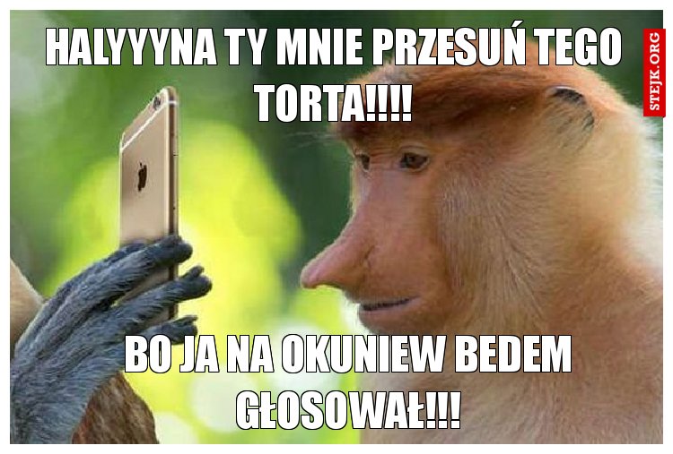 Halyyyna Ty mnie przesuń tego torta!!!!