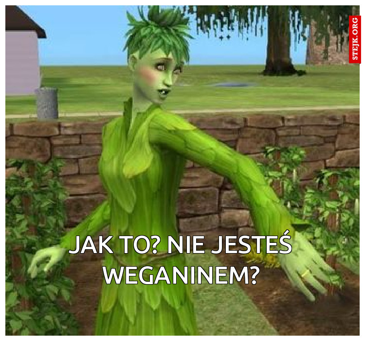 Jak to? Nie jesteś weganinem?