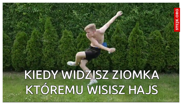 Kiedy widzisz ziomka któremu wisisz hajs