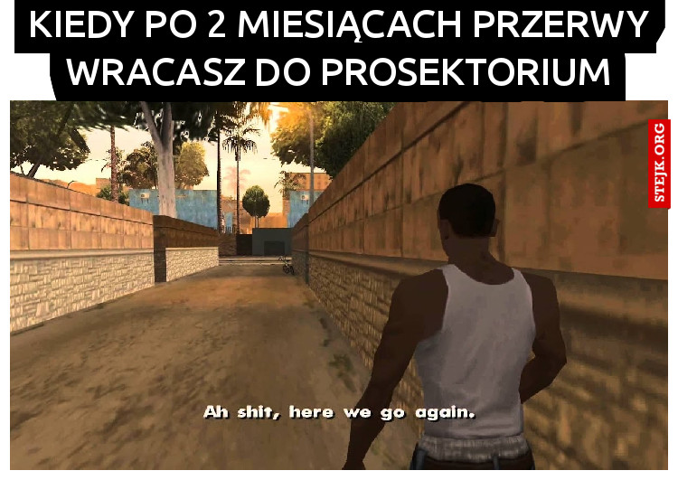 Kiedy po 2 miesiącach przerwy wracasz do prosektorium