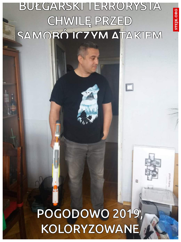 Bułgarski terrorysta chwilę przed samobójczym atakiem