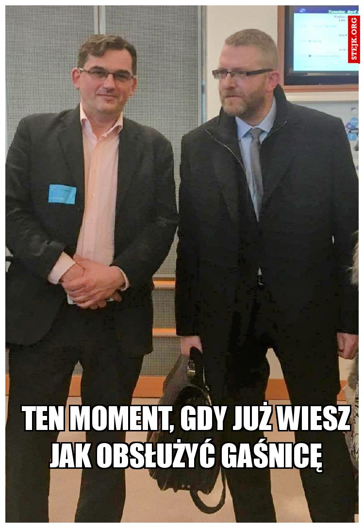 Ten moment, gdy już wiesz jak obsłużyć gaśnicę