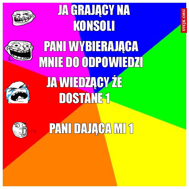 ja grający na konsoli