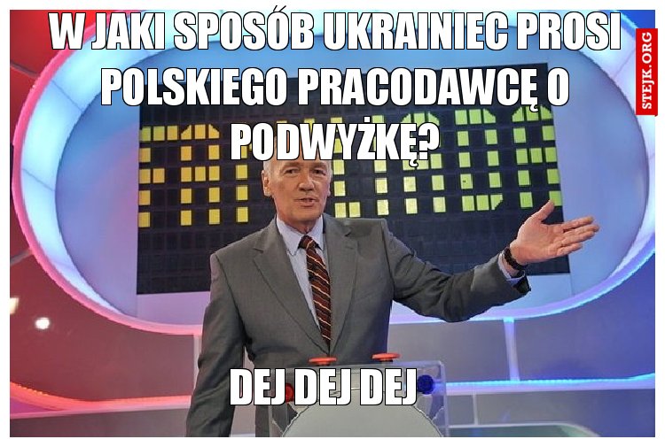 W jaki sposób Ukrainiec prosi polskiego pracodawcę o podwyżkę?