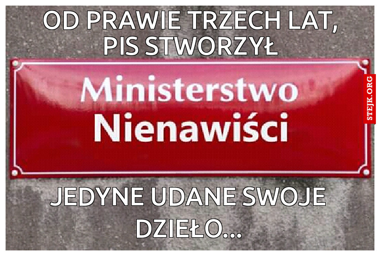 od prawie trzech lat,