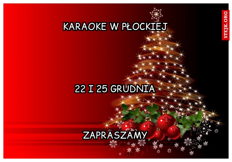 Karaoke w Płockiej