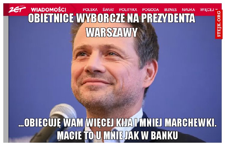 obietnice wyborcze na prezydenta warszawy
