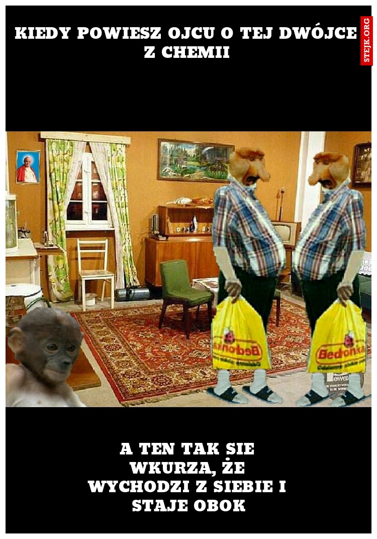 Kiedy powiesz ojcu o tej dwójce z chemii