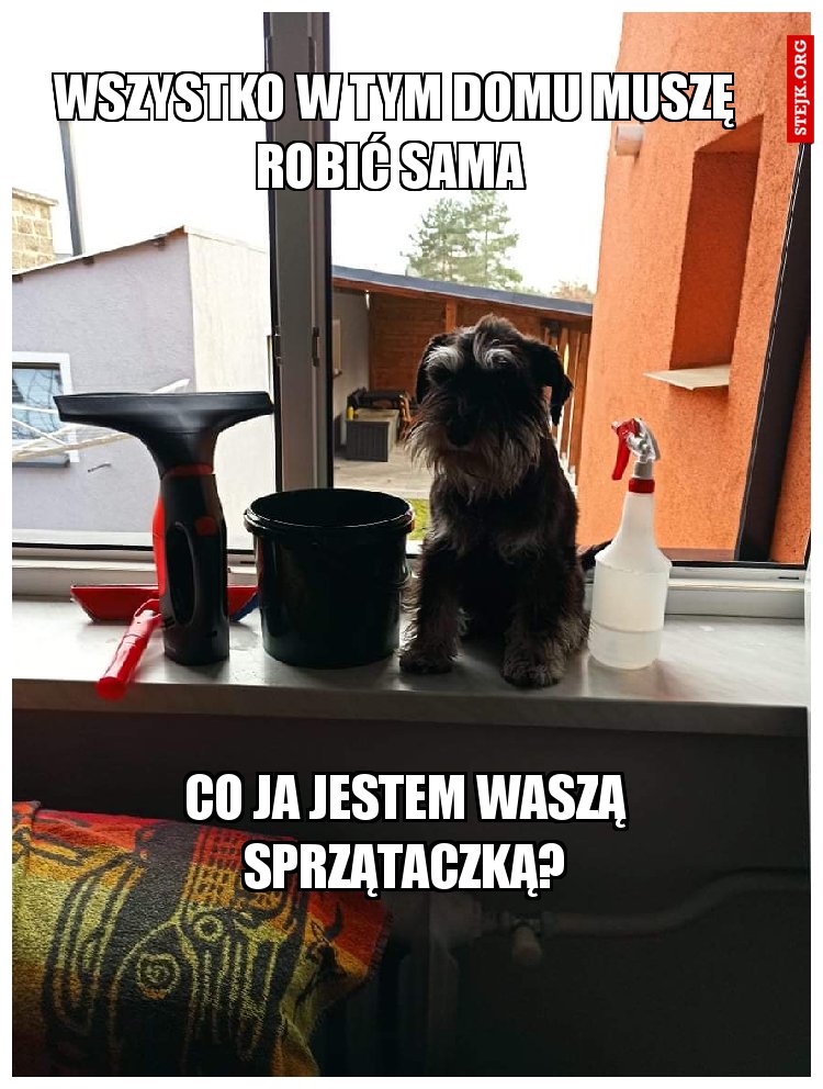 Wszystko w tym domu muszę robić sama 