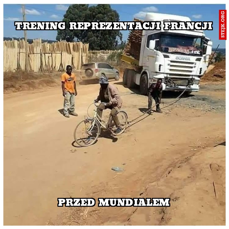 Trening Reprezentacji francji