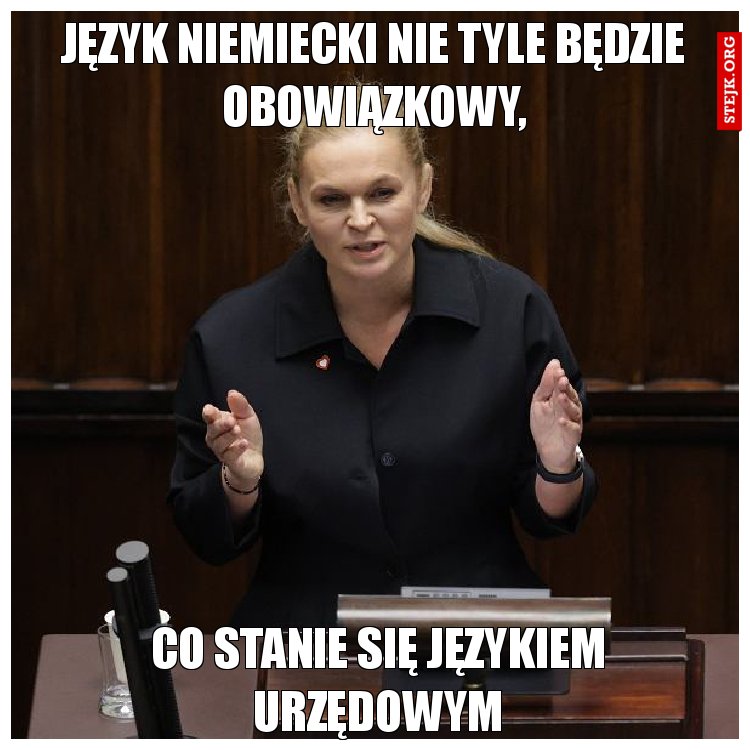 Język niemiecki nie tyle będzie obowiązkowy,